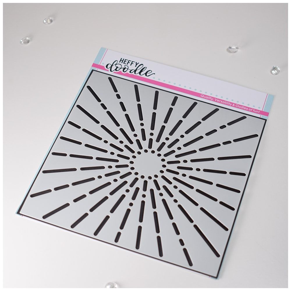 **NEW**Heffy Doodle Simply Radiant stencil