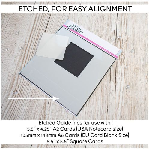**NEW**Heffy Doodle Square Masquerade stencil