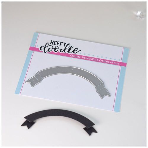 Heffy Doodle curved banner die