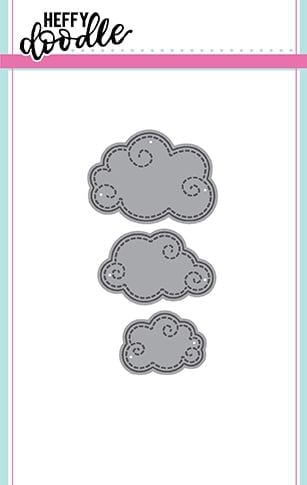 Heffy Doodle Swirly cloud die