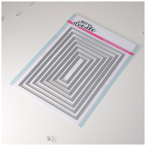 Heffy Doodle Metric Skinny rectangle dies