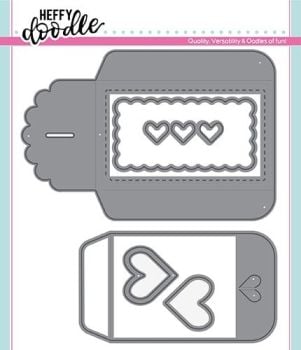 Heffy Doodle - Heart gift card pocket dies