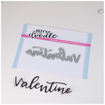 Heffy Doodle - Valentine word die