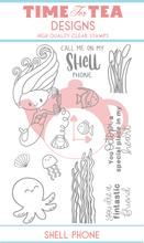Time For Tea - Shell phone Clear Stamp Set