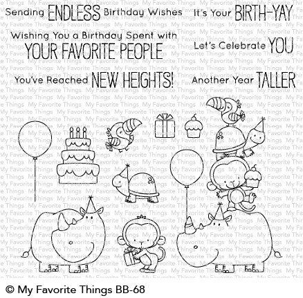 My Favorite Things Birth-Yay Clear Stamps