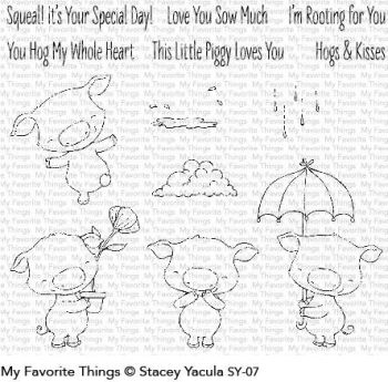 My Favorite Things  Piggy Pebbles Clear Stamps
