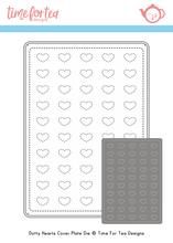 Time For Tea - Dotty Hearts Cover Plate Die