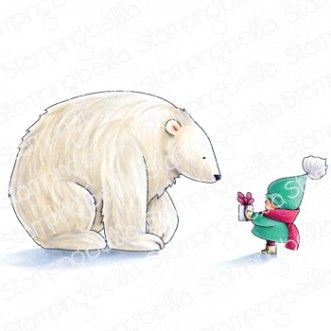 Stamping Bella - Bundle girl with polar bear