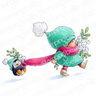 Stamping Bella - Bundle girl with a penguin