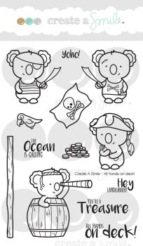 Create a smile - All Hands On Deck! clear stamp