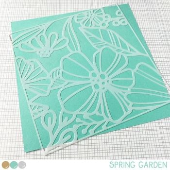 Create a smile - Spring Garden stencil