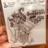 Moonlight Whispers - Don't Make Scorpios Snap! - Clear Stamp 