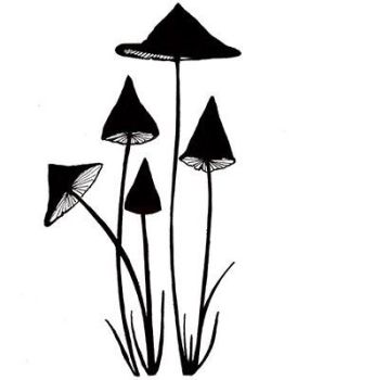 Lavinia Stamps - Slender Mushrooms Miniature