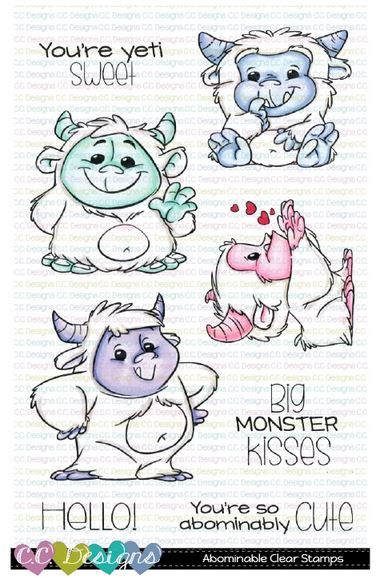 C.C. Designs - Abominable Clear Stamp Set