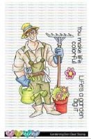 C.C. Designs - Gardening Don clear stamp