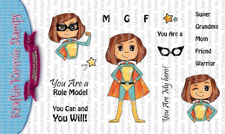 Kraftin' Kimmie - You are Super! clear stamp set