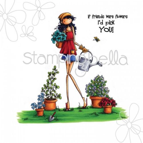 Stamping Bella - uptown girl PIPPA loves to PLANT (includes sentiment)