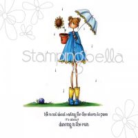 Stamping Bella - uptown girl LOLLY and her BROLLY (includes sentiment)