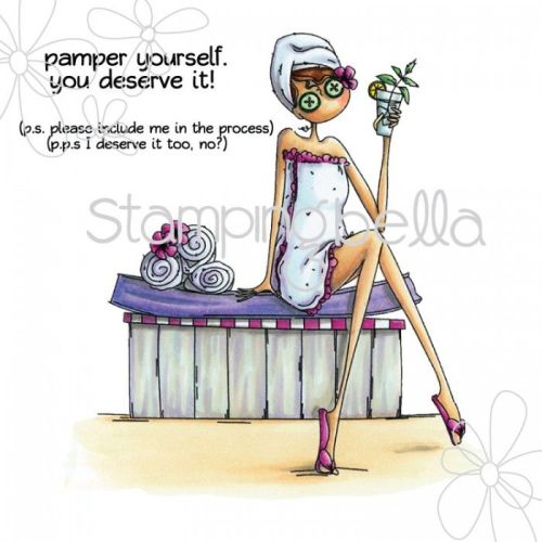 Stamping Bella - Uptown girl SABRINA loves the SPA (includes sentiment)