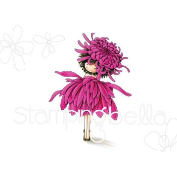 Stamping Bella - tiny townie GARDEN GIRL CHRYSANTHEMUM (November birth flower)