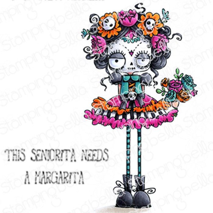 Stamping Bella - DAY OF THE DEAD ODDBALL