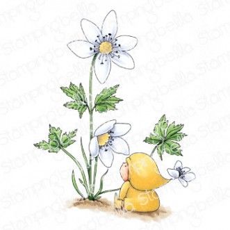 Stamping Bella - BUNDLE GIRL WITH A WOOD ANEMONE