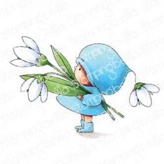 Stamping Bella - BUNDLE GIRL WITH A SNOWDROP