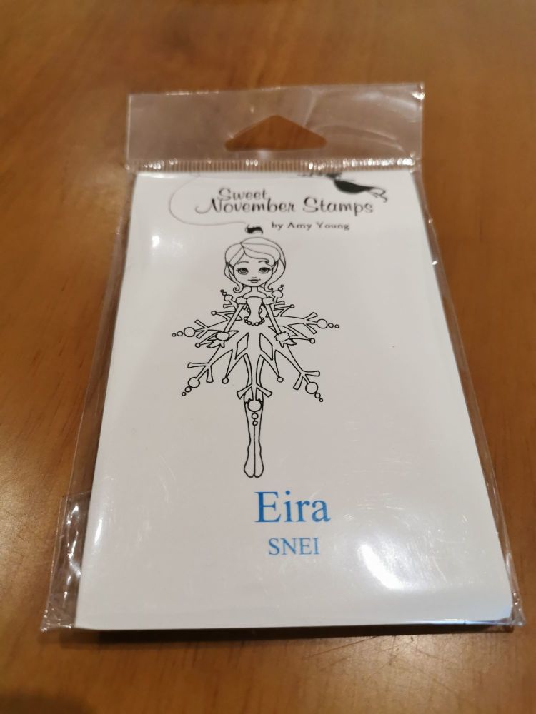 Eira - Red rubber stamp