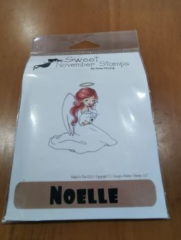 Noelle - Red rubber stamp
