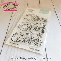 Miss Anya Buckles clear stamp set - The Greeting Farm