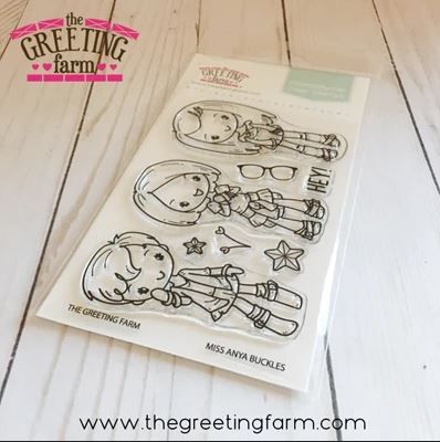 The Greeting Farm - Miss Anya Buckles clear stamp set