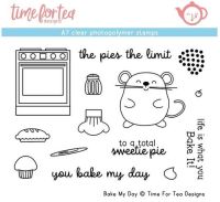 Time For Tea - Bake My Day A7 Clear Stamp Set