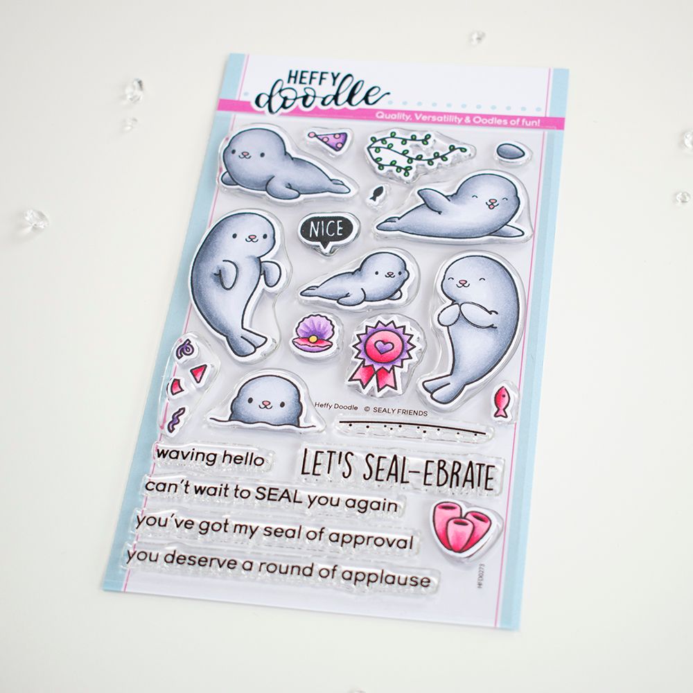 ***NEW*** Heffy Doodle - Sealy friends clear stamps