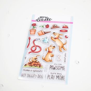 Heffy Doodle - Hot Diggity Dog clear stamps