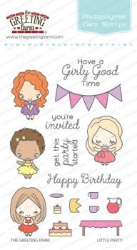Little party clear stamp set - The Greeting Farm