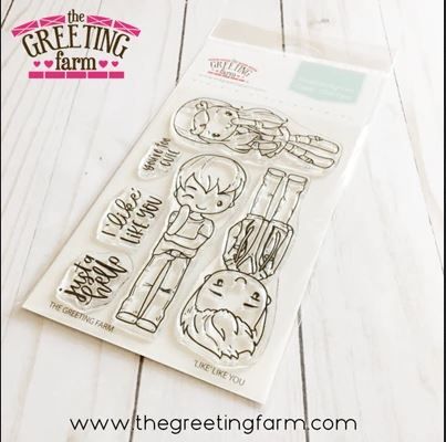 Like Like You clear stamp set - The Greeting Farm