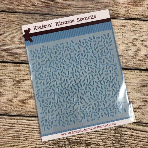 Sprinkles Stencil! - Kraftin' Kimmie