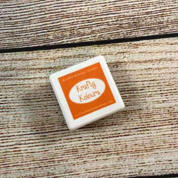 Tempting Tangerine Mini Ink Cube! - Kraftin' Kimmie