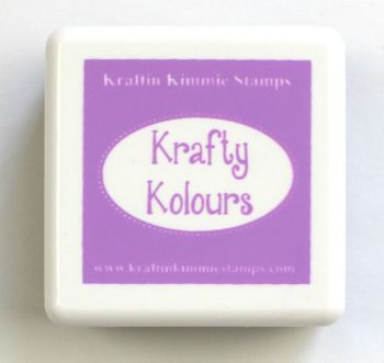 Purple Pansy Mini Ink Cube! - Kraftin' Kimmie