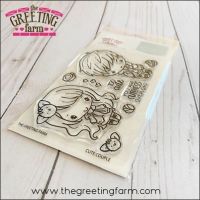 Cute couple clear stamp set - The Greeting Farm