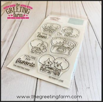 So this is love clear stamp set - The Greeting Farm