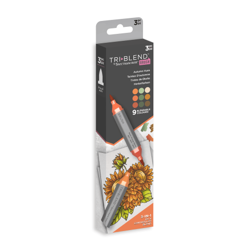 ***NEW*** Spectrum Noir TriBlend Brush - Autumn Hues 3pc