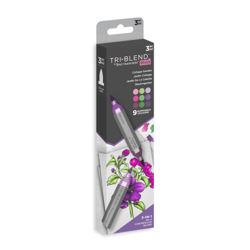 ***NEW*** Spectrum Noir TriBlend Brush - Cottage Garden 3pc