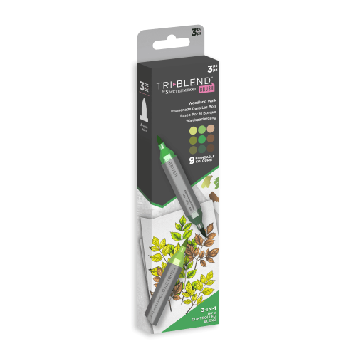 ***NEW*** Spectrum Noir TriBlend Brush - Woodland Walk 3pc