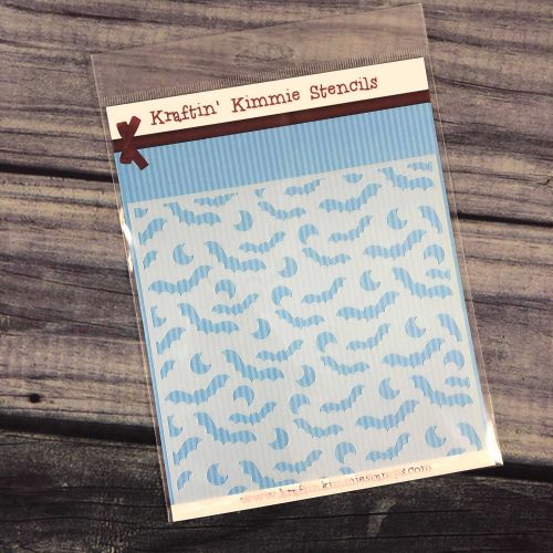 ***NEW*** Bats & Moons Stencil! - Kraftin' Kimmie