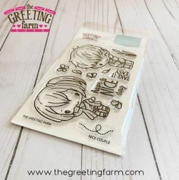 Nice couple clear stamp set - The Greeting Farm