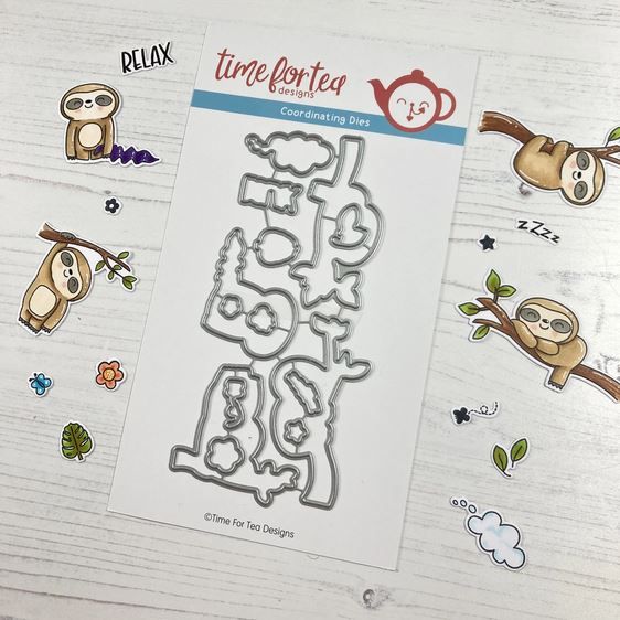 ***NEW*** Time For Tea - Be slothy die set