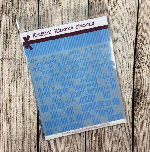 ***NEW*** So Many Squares Stencil! - Kraftin' Kimmie
