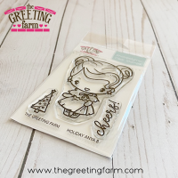 Holiday Anya 8 clear stamp set - The Greeting Farm