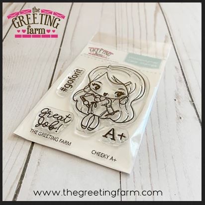 Cheeky A+ clear stamp set - The Greeting Farm